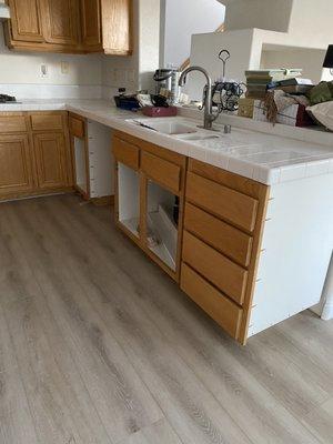 Partial cabinetry repair