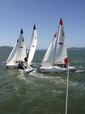 Sailing requires strategy and tactics but most of all, leadership and communication