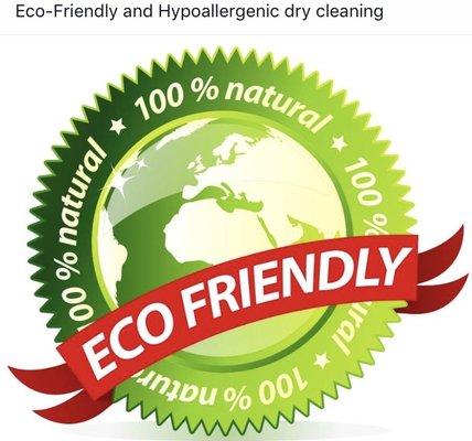 Eco-friendly and hypoallergenic dry cleaning