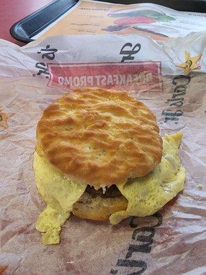 Sausage and Egg Biscuit - no cheese