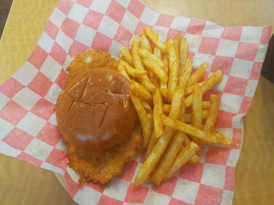 Tenderloin & Fries! Voted #1 Tenderloin in the Wabash Valley by WTHI!