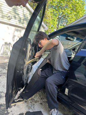 Interior Door Handle Replacement On Nissan Altima