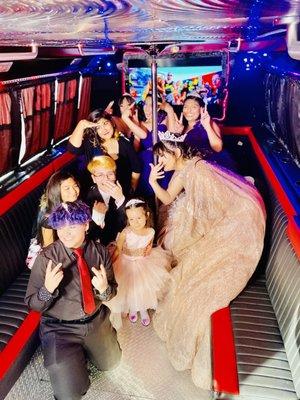 Night Rider Party Bus-Limo