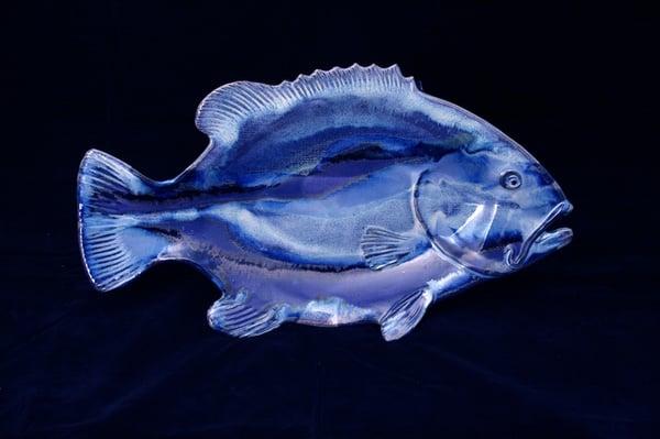 Fish Serving Platter - Amelia Island Pottery