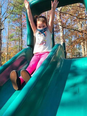 Another beautiful day at the park with granddaughter, last weekend.