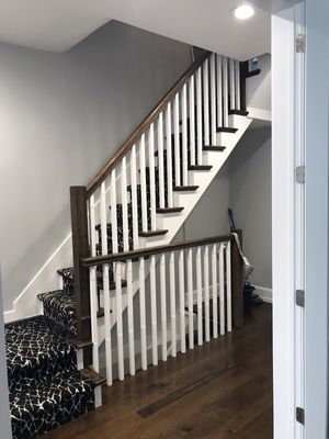 New oak staircase and spindles