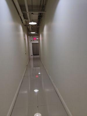 Part of the hallway maze