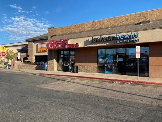 Exterior of location, next to King Soopers