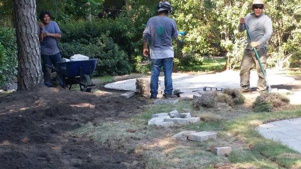 Flagstone Patio Installation