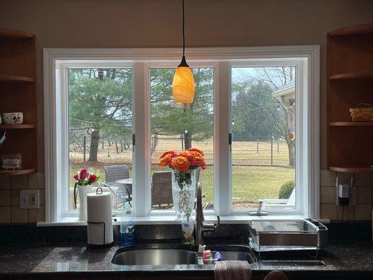 New light over kitchen sink