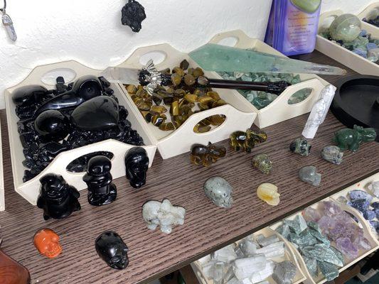 A Beautiful Collection of Crystals, Cleansed Daily!