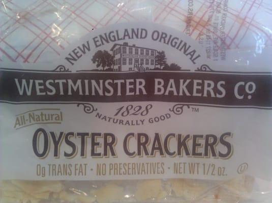 Best oyster crackers in the world!