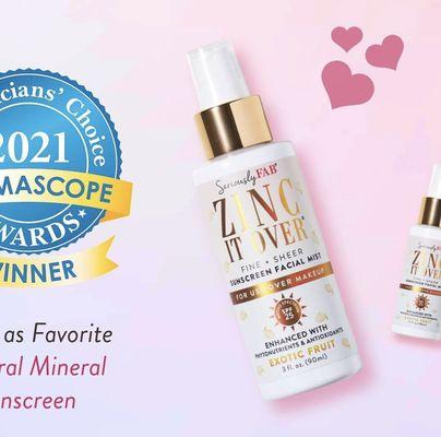 Zinc it over SPF spray $42 retail