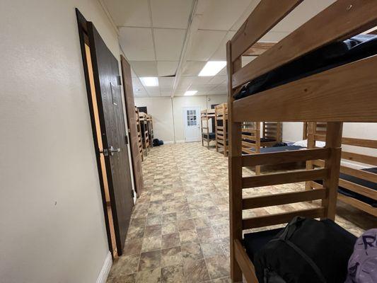 The women's dorm/bunk