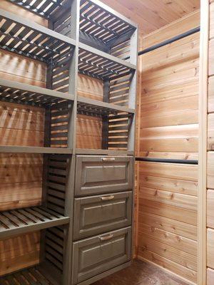 Custom cedar closet