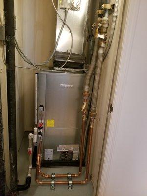 Water Source Heat Pump Install