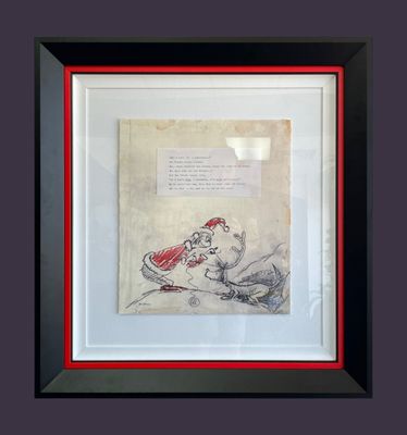 Dr. Seuss custom frame for Holle Fine Art