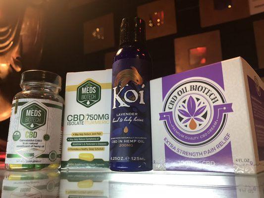 CBD capsules, lotion and cream