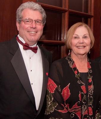 Youth Homes Executive Director, Stuart McCullough with board member June Krug