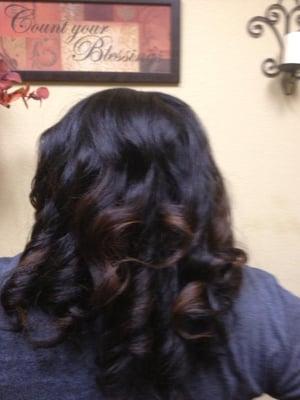 Press and Curl Natural Hair