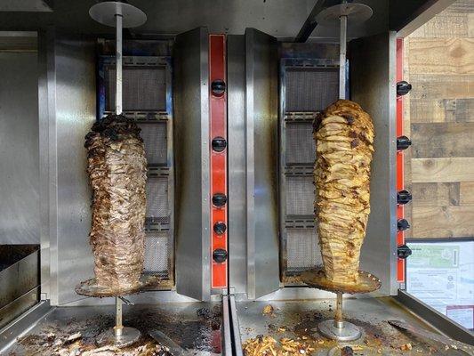 Beef and Combo Chicken Shawarma