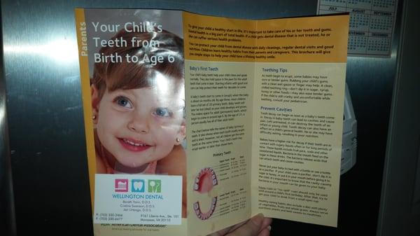 Don't leave info for child dentistry at a daycare, make appointment for child from that daycare, and be incapable of treating them.