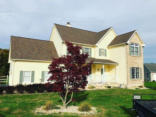 Roof replacement with a CertainTeed 50 year shingle