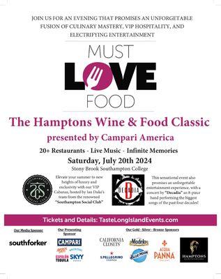 The Hamptons Wine & Food Classic / Concert