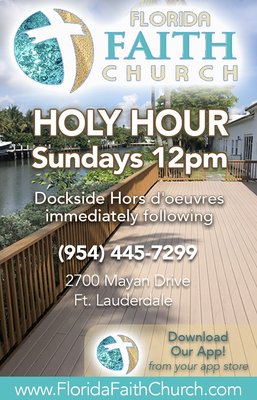 Come Worship With Us @ Florida Faith Church -     Sundays at 12 Noon Friendly Community Church