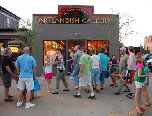 First Friday Art Crawl at ARTlandish Gallery.