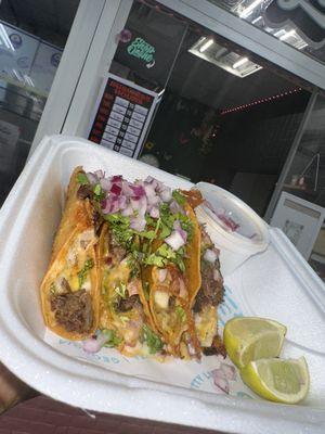 This is are Juicy Birria Oxtail tacos (only serve Friday -Saturday)