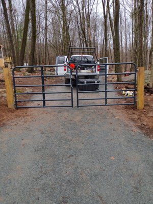 Custom cattle gate!