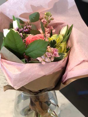 Floral Arrangement and vase