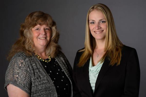 Financial advisors Heidi and Sharon. Also part of our divorce services team.