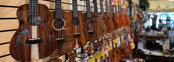 Ukuleles at The Island Bazaar