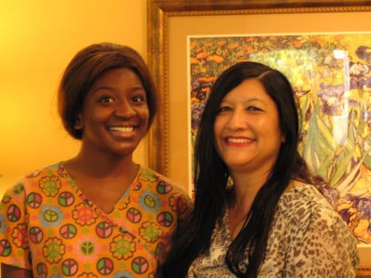 Dental Staff, Chantell, Dental Assistant and Delma Lamando, Office Manager