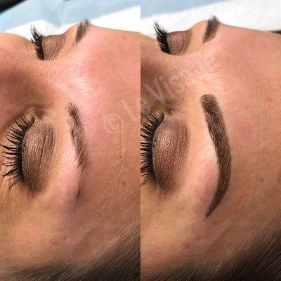 Christina's work: microblading, eyebrow micro-pigmentation, eyebrow embroidery, microstroking, 3D brows, semi-permanent makeup