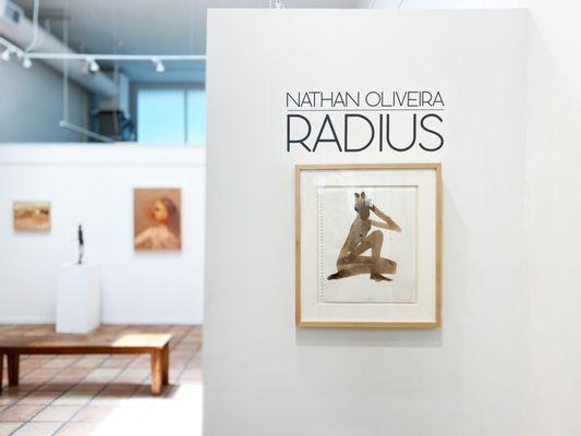 Nathan Oliveira: RADIUS Installation shot