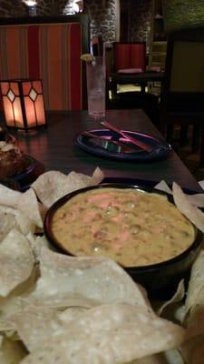 Chorizo Queso dip. .