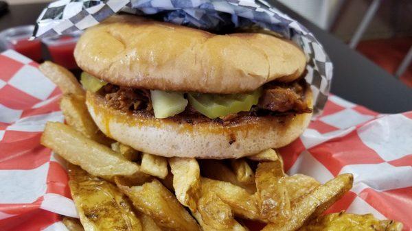 BBQ Burger Basket