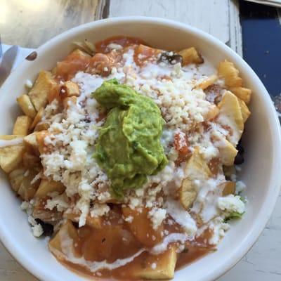 The yucca bowl with carnitas. So tasty!