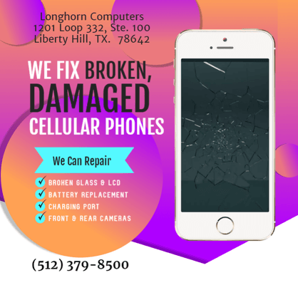 We fix broken iPhones!