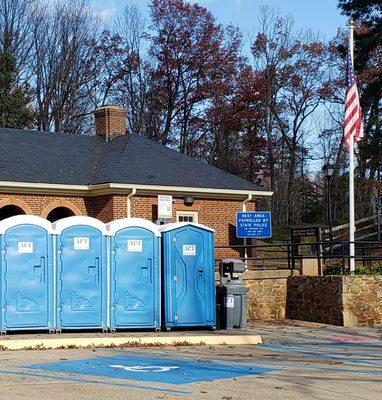 Portable Toilets and stand- alone hand wash stations for construction sites, events, concerts and sporting events