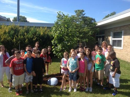 An Arbor Day discussion and planting!