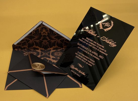 Custom wedding invitations in NYC