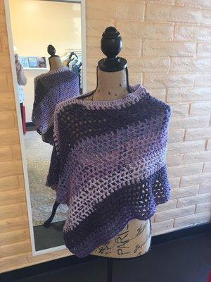 Purple Poncho -- only $30!