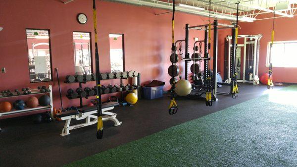 TRX, Bosu, Kettlebells, Stability balls, Rollers, Turf, Ropes, Balance boards etc...