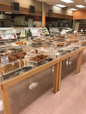 Sweet bakery selection