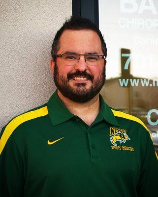 Dr Dan worked with the NDSU Football Championship Team in 2018.