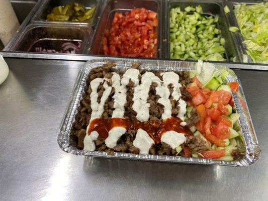 gyro over rice